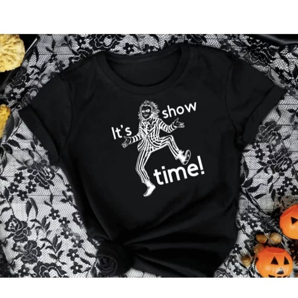 Beetlejuice tshirt it's show time